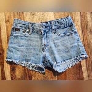 Polo Ralph Lauren Girls Light Blue Denim Shorts
